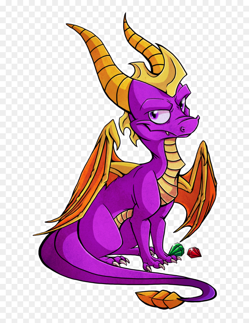 Cartoon, HD Png Download - spyro the dragon png