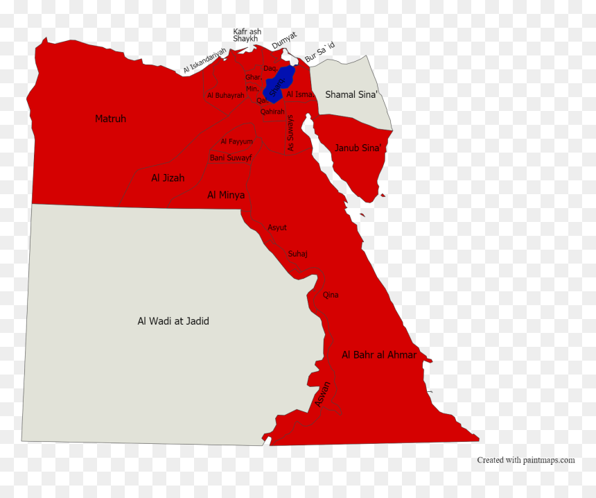 Latest Details Of Cov - Egypt Map Png, Transparent Png - egyptian png
