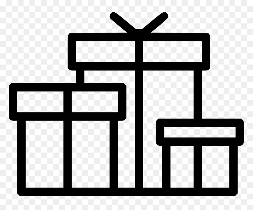 Gifts Gift Box Present Presentation Christmas Birthday - Cross, HD Png Download - christmas gifts png