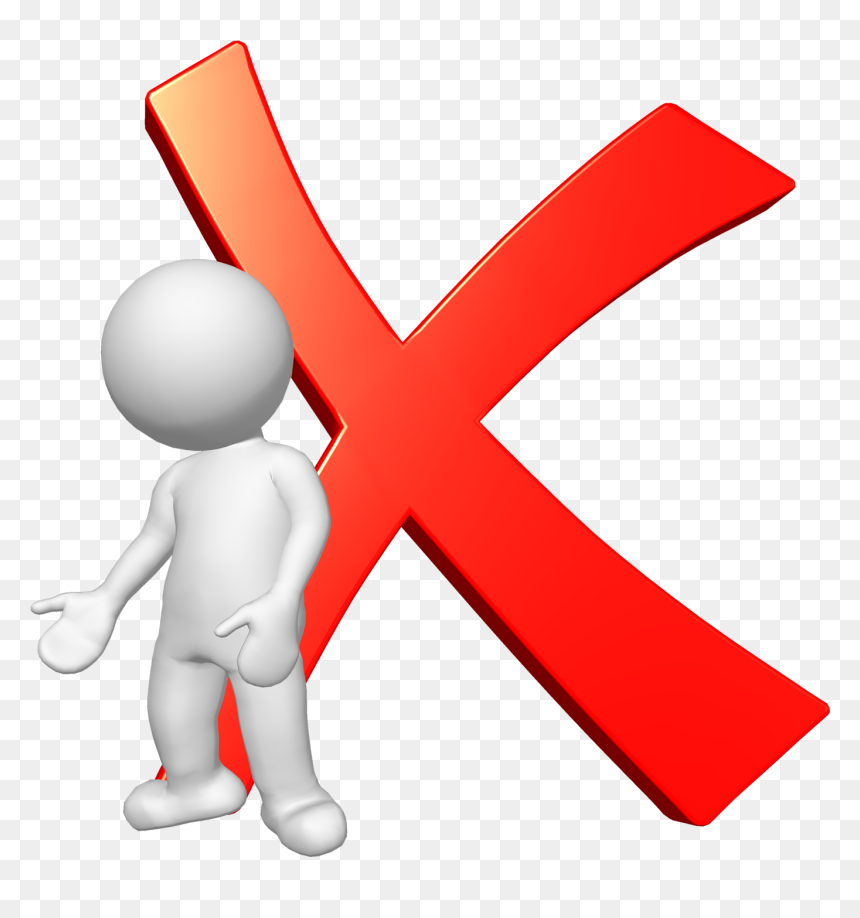 Comely Clip Art Tick And Cross - Negative Clip Art Png, Transparent Png - cross clip art png
