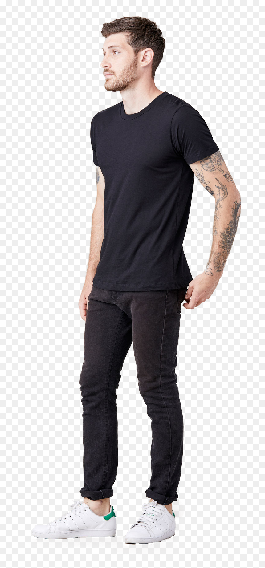 Thumb Image - Cut Out People Stand, HD Png Download - man standing png