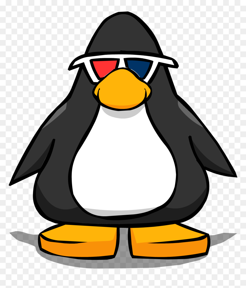Club Penguin Wiki - Penguin From Club Penguin, HD Png Download - cartoon glasses png