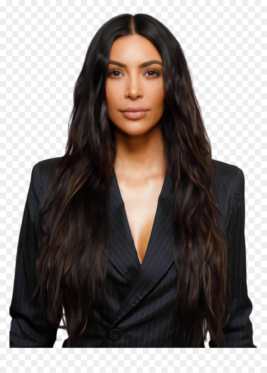 Plus Size Cigarette Trousers, HD Png Download - kim kardashian png