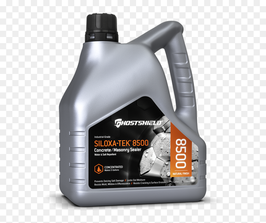 8500 Concrete Sealer Bottle Image - Ghostshield Siloxa-tek 8500 Ultra Concentrate 1 Gallon, HD Png Download - concrete texture png