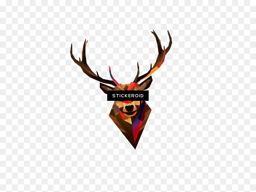 Geoetric Lieb Keramik Stern-ornament Clipart , Png - Deer Logo Png, Transparent Png - deer skull png