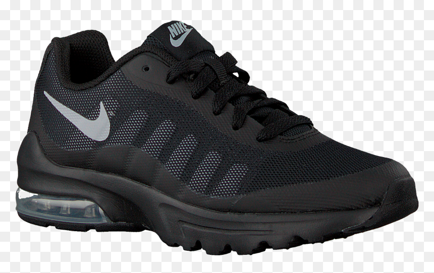 Black Nike Sneakers Air Max Invigor/print - Running Shoe, HD Png Download - shoe print png