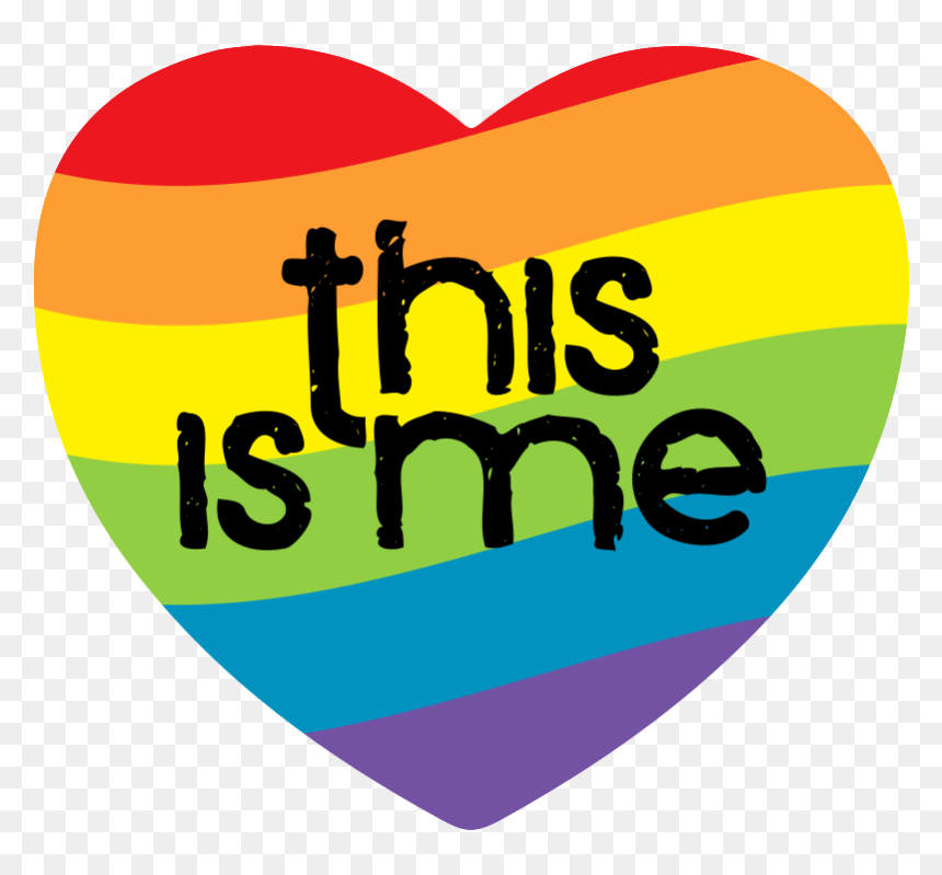 Transparent Rainbow Heart Png - National Coming Out Day, Png Download - rainbow heart png