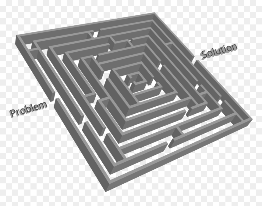 Angle,labyrinth,puzzle - Математический Лабиринт 3 Класс Умножение, HD Png Download - maze png