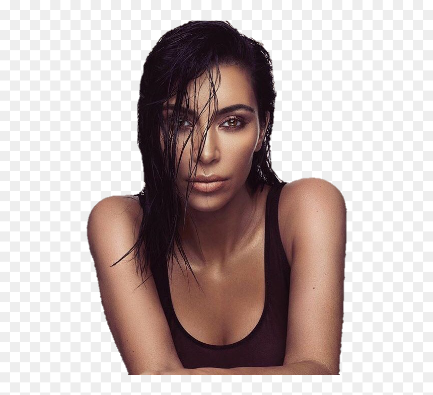 Editing, Png, And Transparent Image - Kim Kardashian Wet Hair Photoshoot, Png Download - kim kardashian png