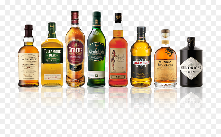 Bar Bottles Png Vector Free Library - William Grant And Sons Core Brands, Transparent Png - bottles png