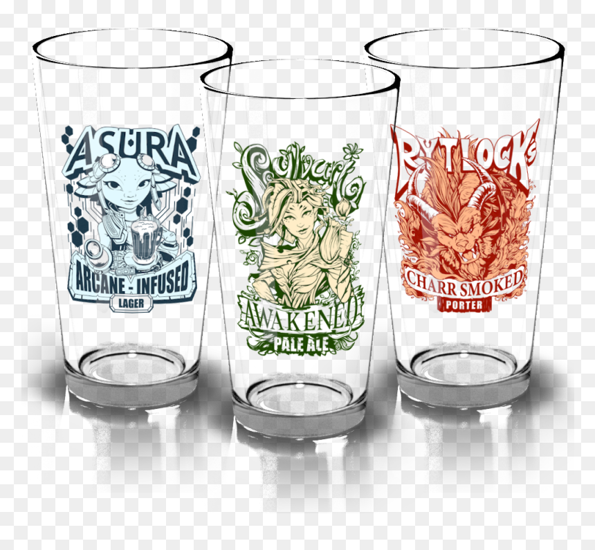 Pint Glass, HD Png Download - beer glass png