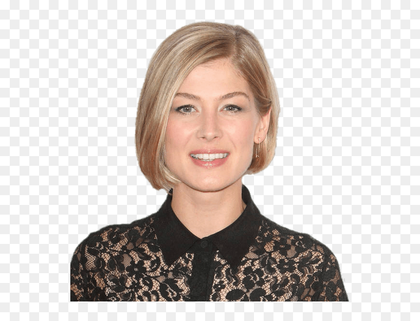 Rosamund Pike Short Hair Clip Arts - Rosamund Pike's Hair, HD Png Download - short hair png