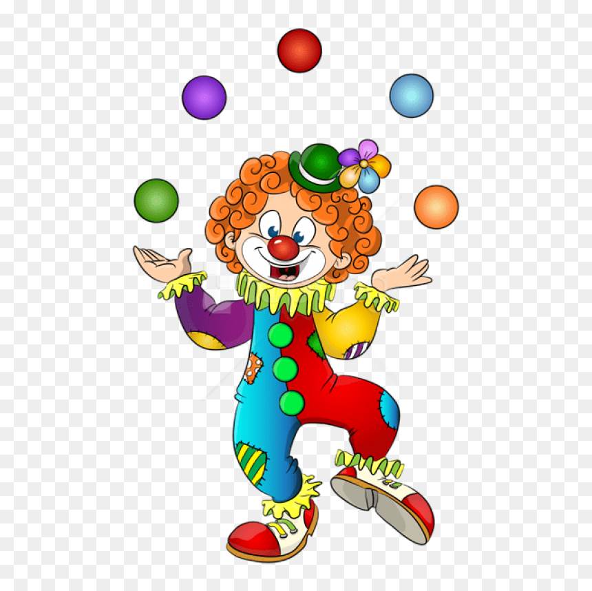 Download Hd Free Png Download Clown Transparent Png - Clown Clipart, Png Download - clown nose png