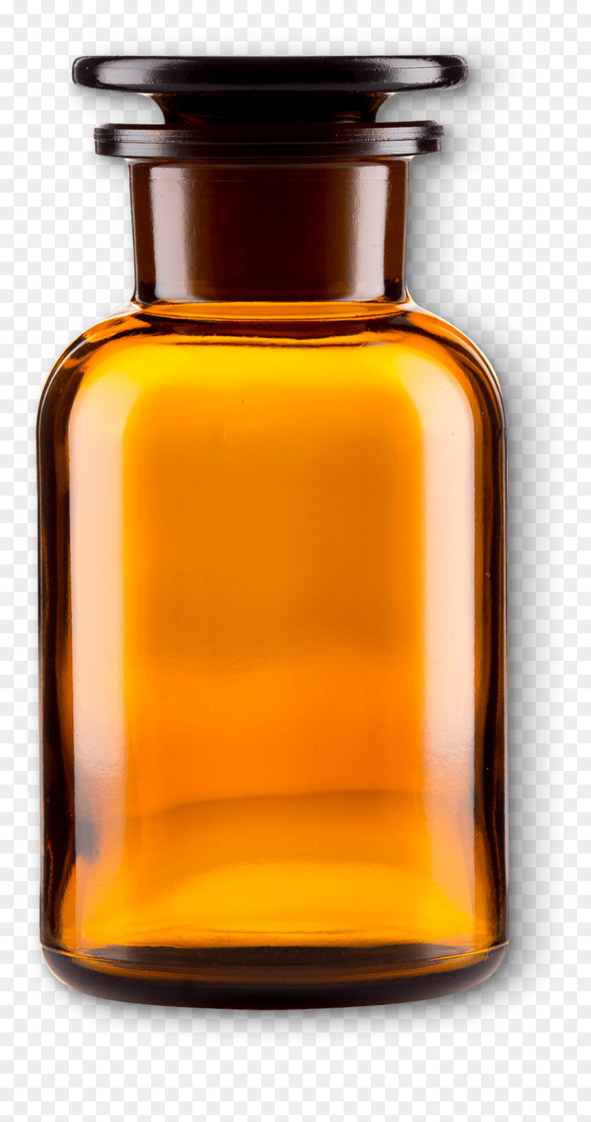 Amber Reagent Bottles, HD Png Download - bottles png