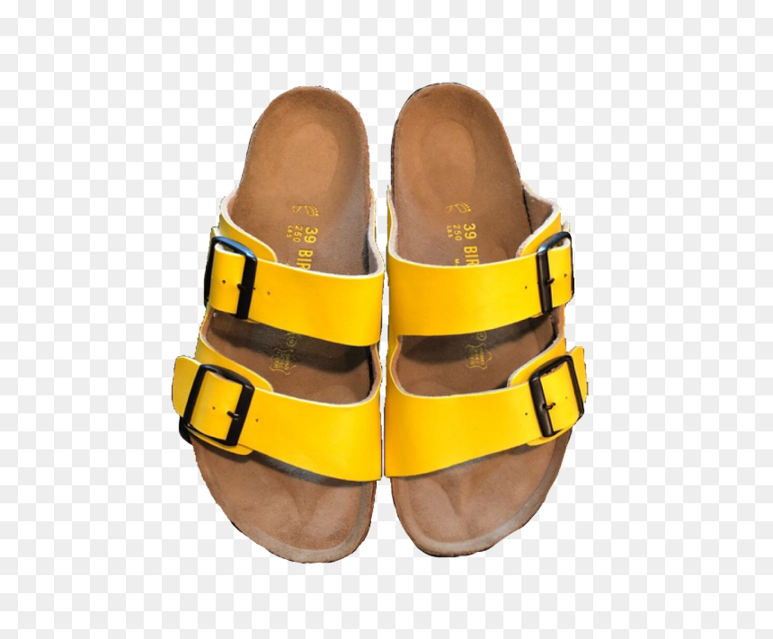 Image - Sandal, HD Png Download - yellow png