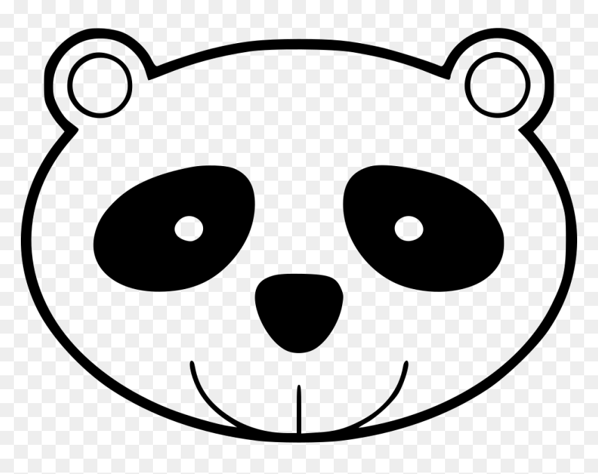 Panda - Portable Network Graphics, HD Png Download - panda face png