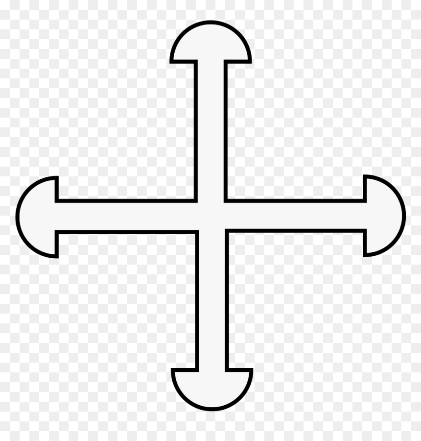 Coa Illustration Cross Nailhead - Cross, HD Png Download - nail head png
