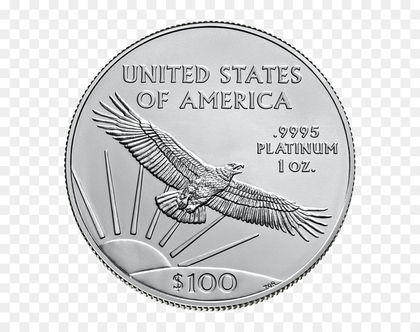 American Eagle Platinum Back - American Platinum Eagle, HD Png Download - american eagle png