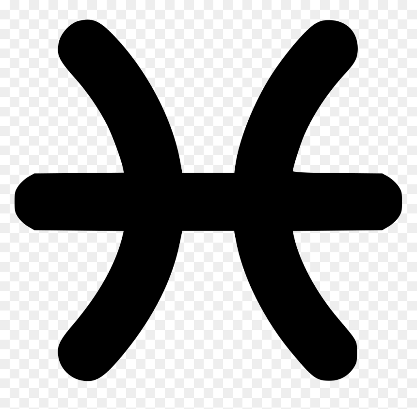 Pisces - Pisces Icons Black Png, Transparent Png - pisces png