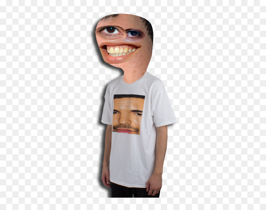 Facial Hair, HD Png Download - drake face png