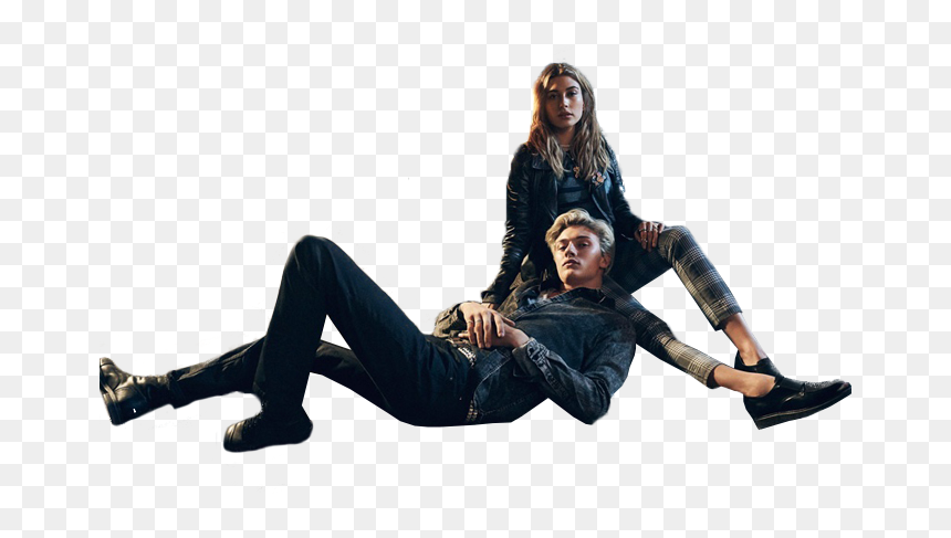 #png #tumblr #aesthetic #girl #boy #model #blonde #white - Sitting, Transparent Png - girl sitting png