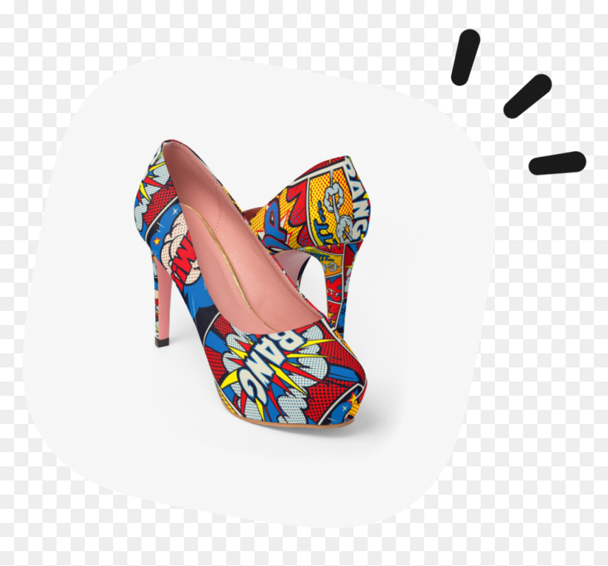 Custom Shoes - Shoes Print Art, HD Png Download - shoe print png