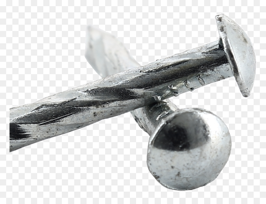 Round Head Zinc Coated Steel Nail Ø - Cutting Tool, HD Png Download - nail head png
