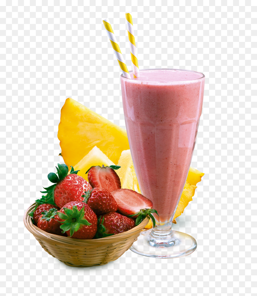B4 Pineapple Sunset - Transparent Fruit Smoothie Png, Png Download - smoothies png