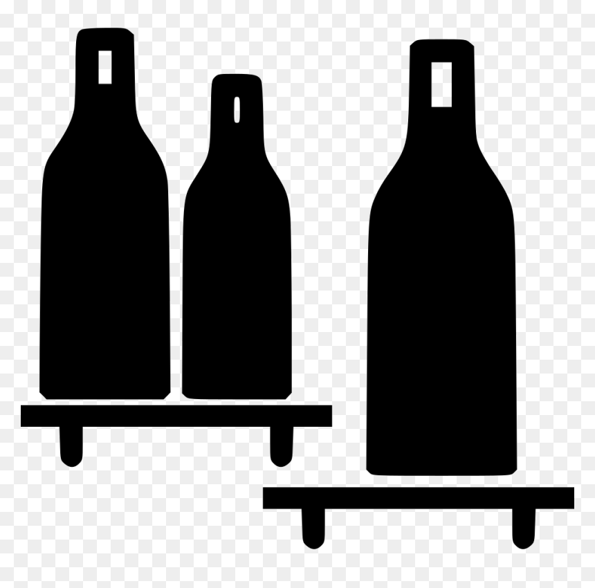 Bottles Shelf - Bottle On Shelf Png, Transparent Png - bottles png