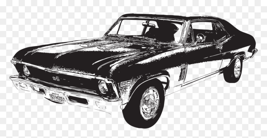 1969 Chevy Nova Png, Transparent Png - muscle car png