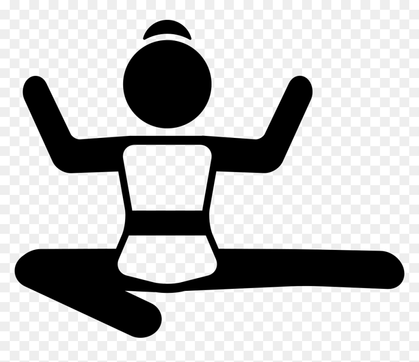 Girl Sitting On The Floor With Arms Up - Legs Open Standing, HD Png Download - girl sitting png