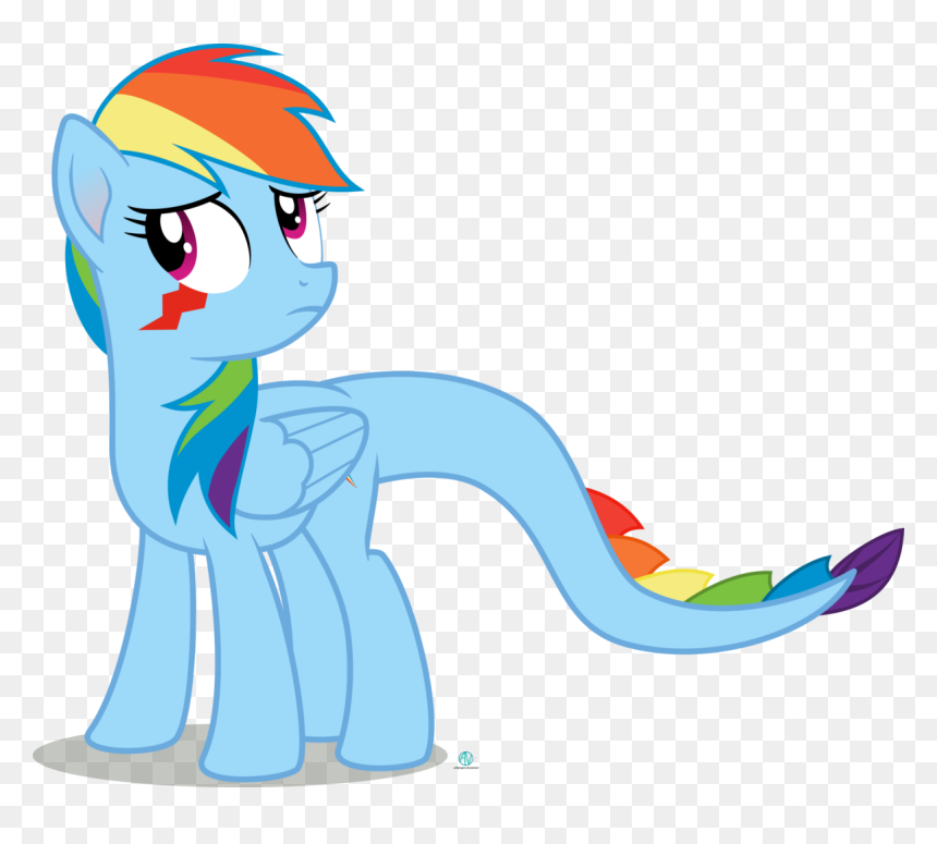 Artist Arifproject Cute - Cute Rainbow My Little Pony, HD Png Download - scared png