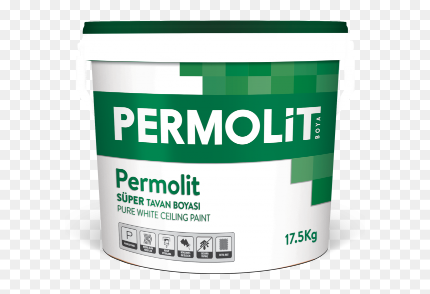 White Ceiling Paint - Permolit Boya, HD Png Download - white paint png