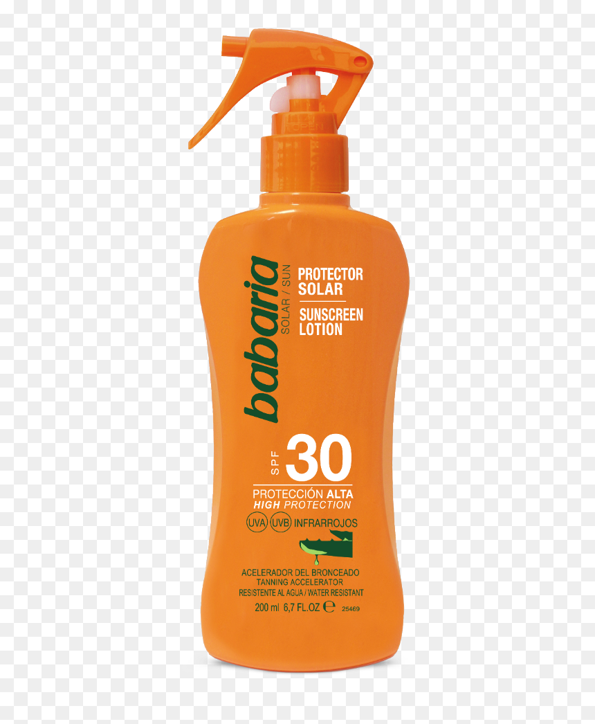 Protector Solar Spf 30 De Babaria - Babaria, HD Png Download - sunscreen png
