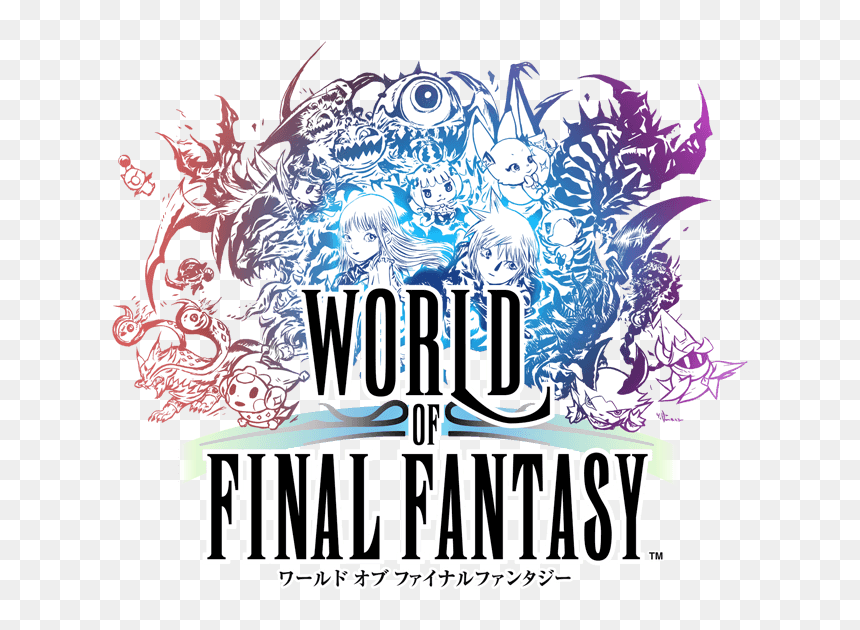 World Of Final Fantasy Logo, HD Png Download - final fantasy logo png
