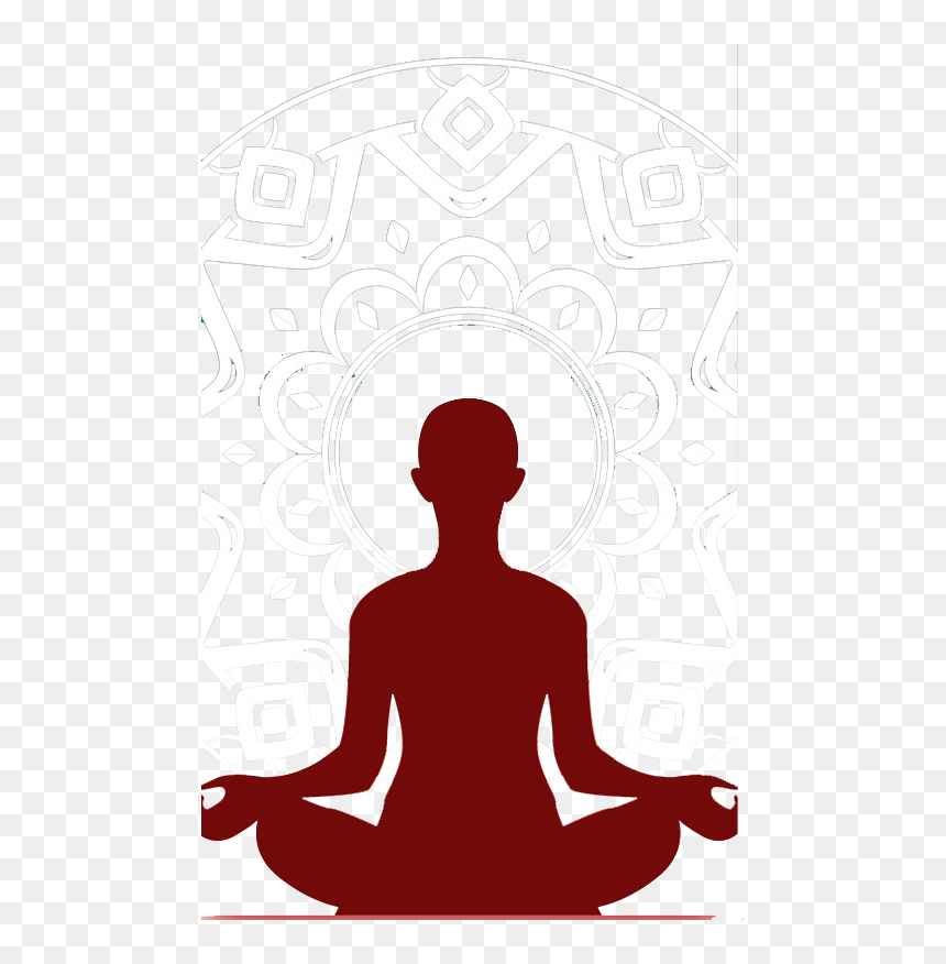 Gymnastics Clipart Yoga Boy - Silhouette Yoga, HD Png Download - meditation png