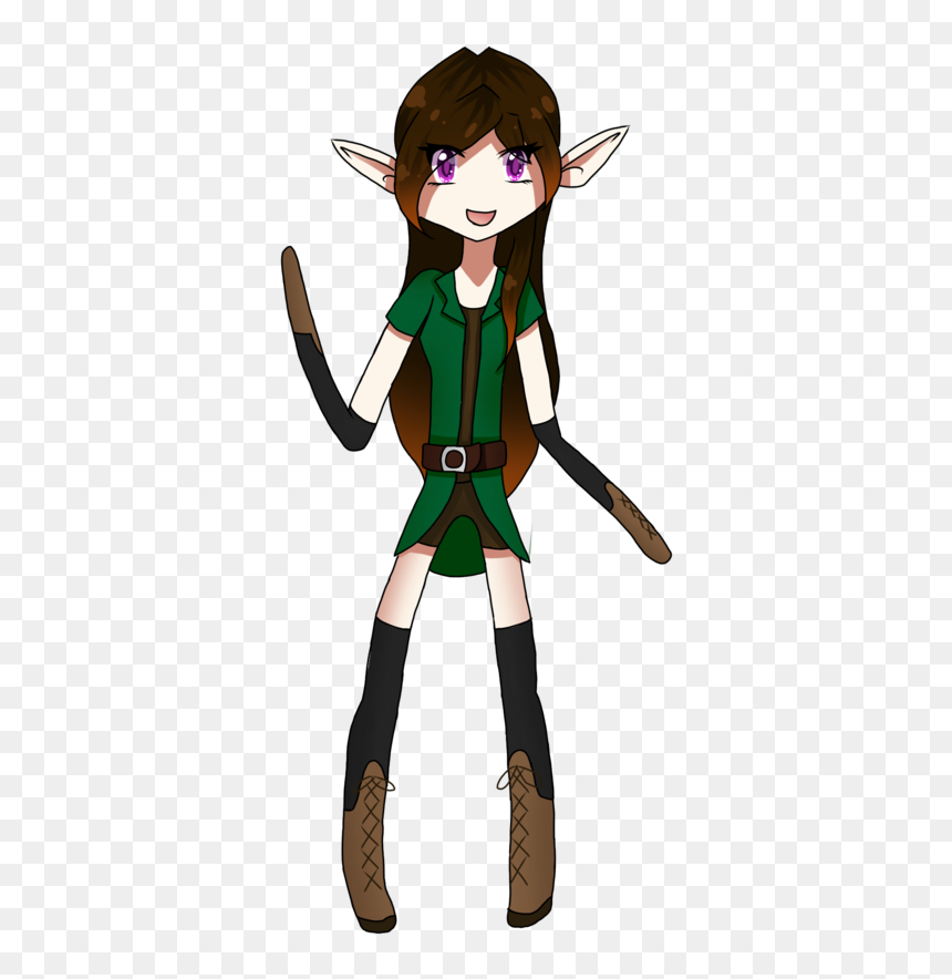 Figurine Legendary Creature Animated Cartoon - Cartoon, HD Png Download - elf ears png