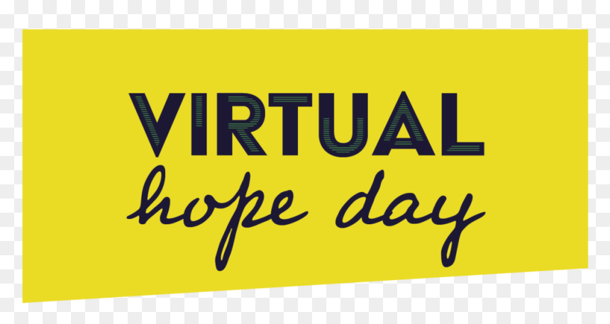 Virtual Hope Day Web Banner - Reception Sign, HD Png Download - yellow png