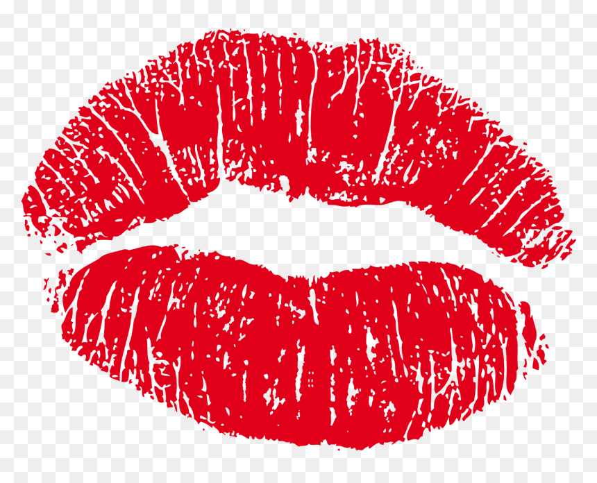 Lip Clipart File - Red Lip Kiss Png, Transparent Png - kisses png