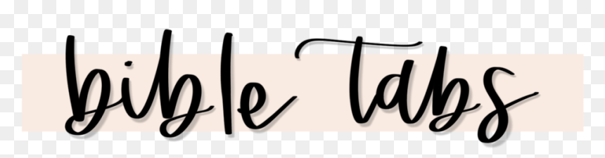 Bible Tabs - Calligraphy, HD Png Download - tab png