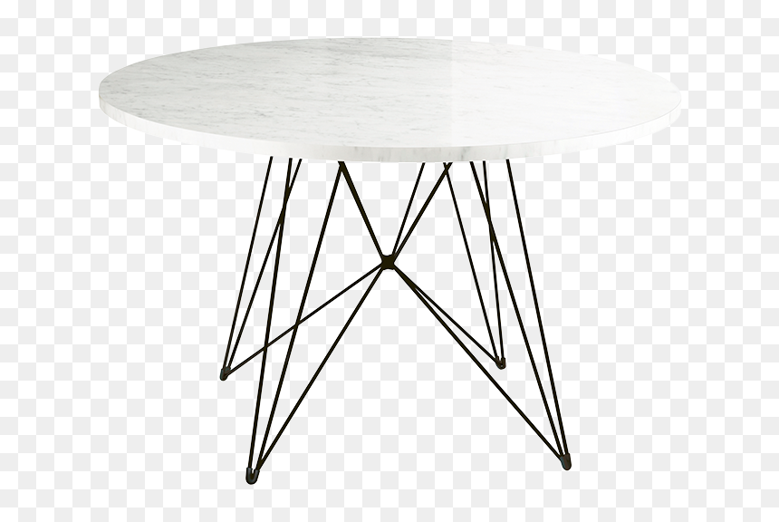 שולחן אוכל עגול שחור, HD Png Download - white oval png