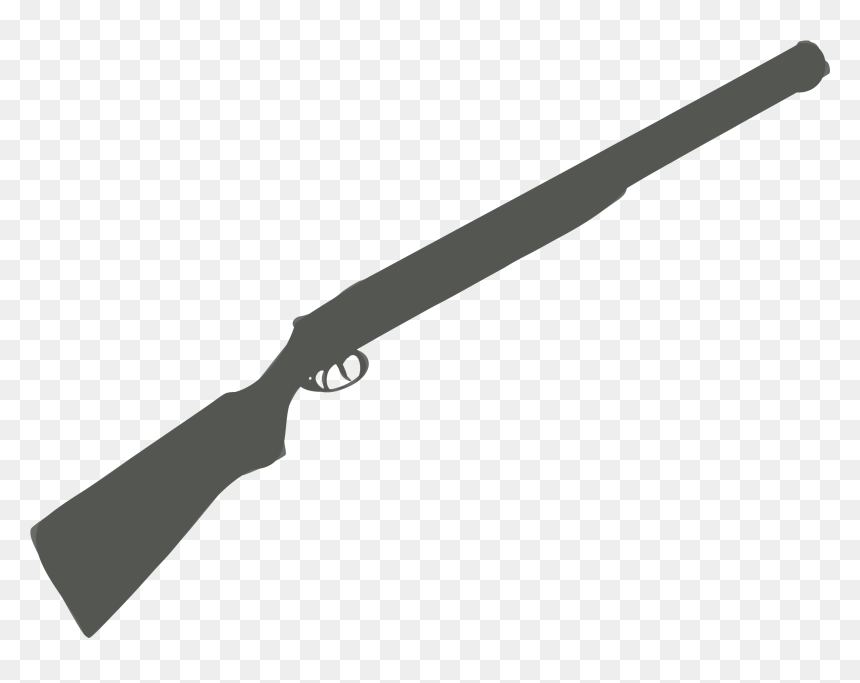 Silhouette Arme 05 Clip Arts - Clay Pigeon Shot Guns, HD Png Download - gun silhouette png