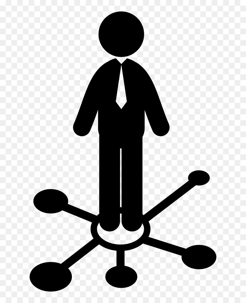 Man Standing On Business Graphic Comments - Icon Graphic A Man, HD Png Download - man standing png