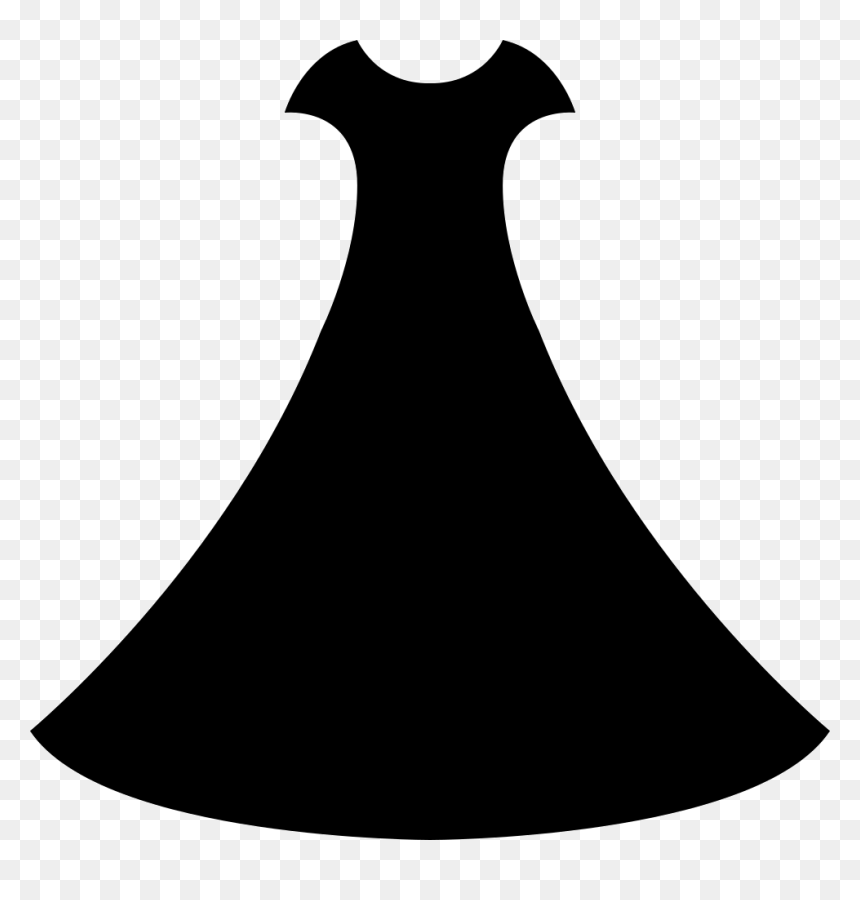 Wedding Dress - Платье Черно Белое Арт, HD Png Download - wedding dress png
