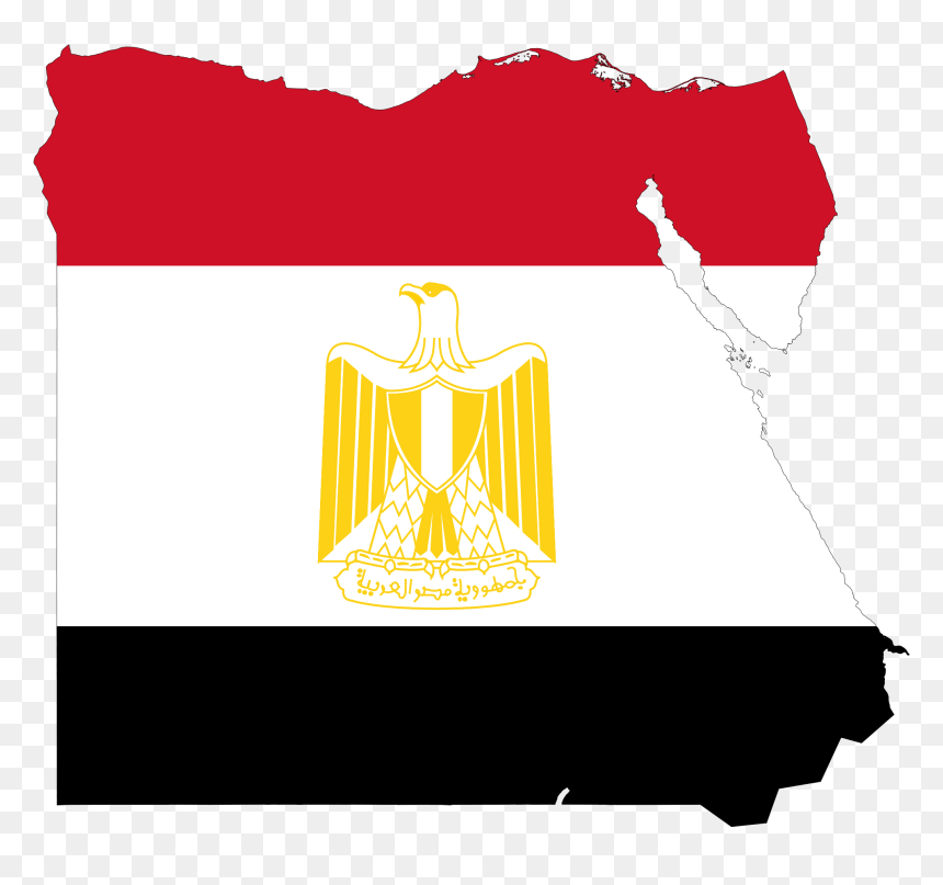Egyptian Clipart Transparent - Egypt Flag And Map, HD Png Download - egyptian png