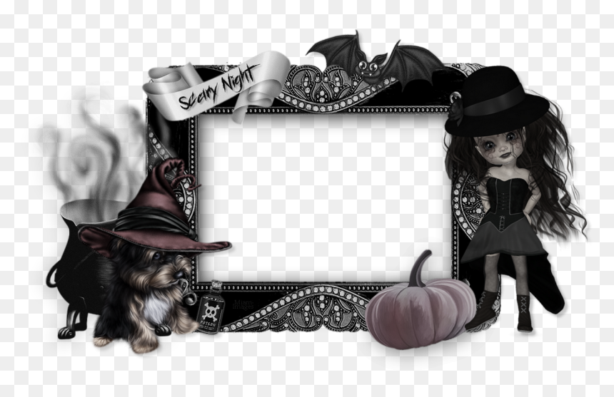 Cadre Photo Halloween, Gothique - Picture Frame, HD Png Download - gothic frame png