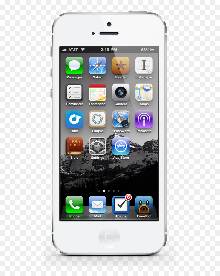 White Iphone 5 Png Transparent Download - Iphone 5 16gb White, Png Download - white iphone png