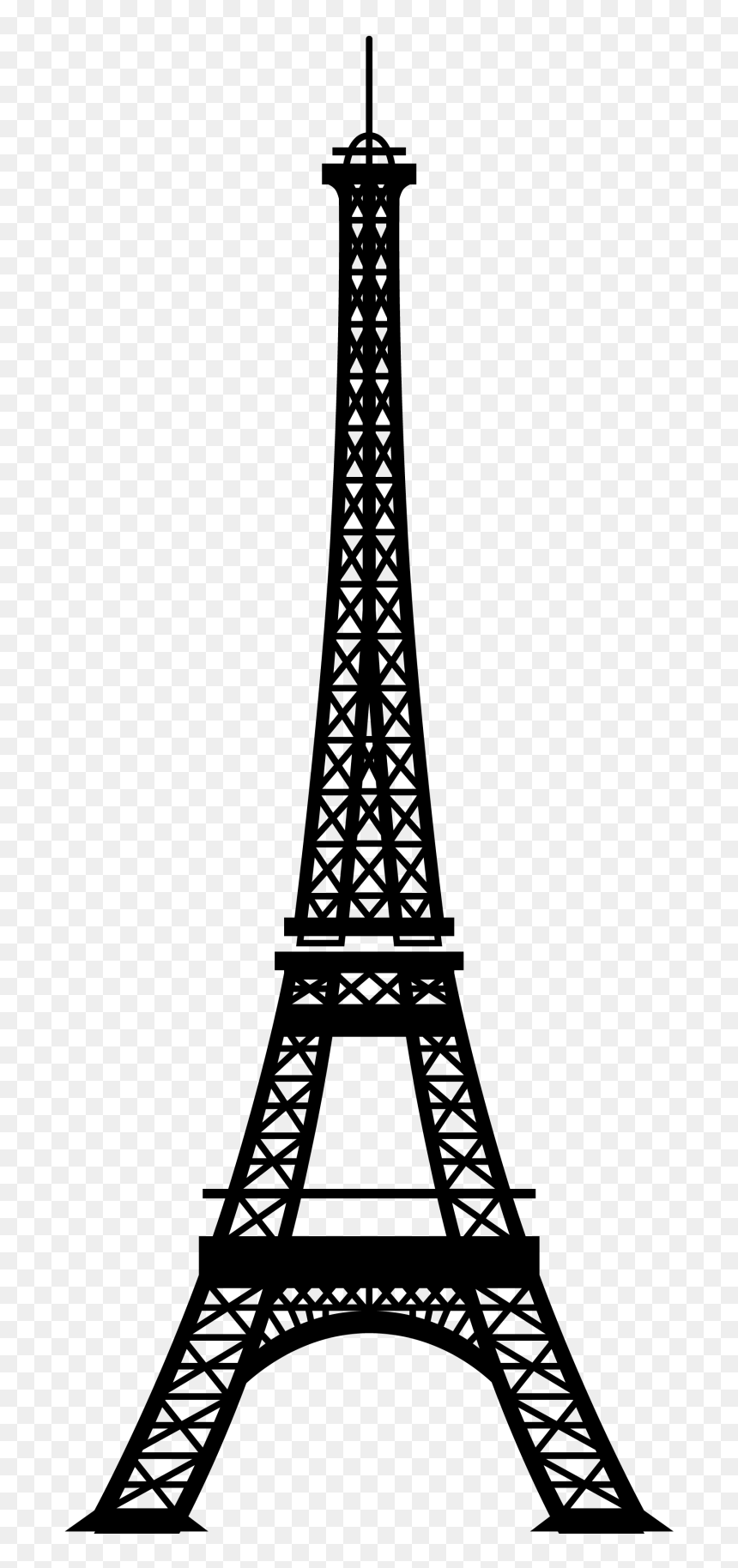Eiffel Tower Drawing Png, Transparent Png - torre eiffel png