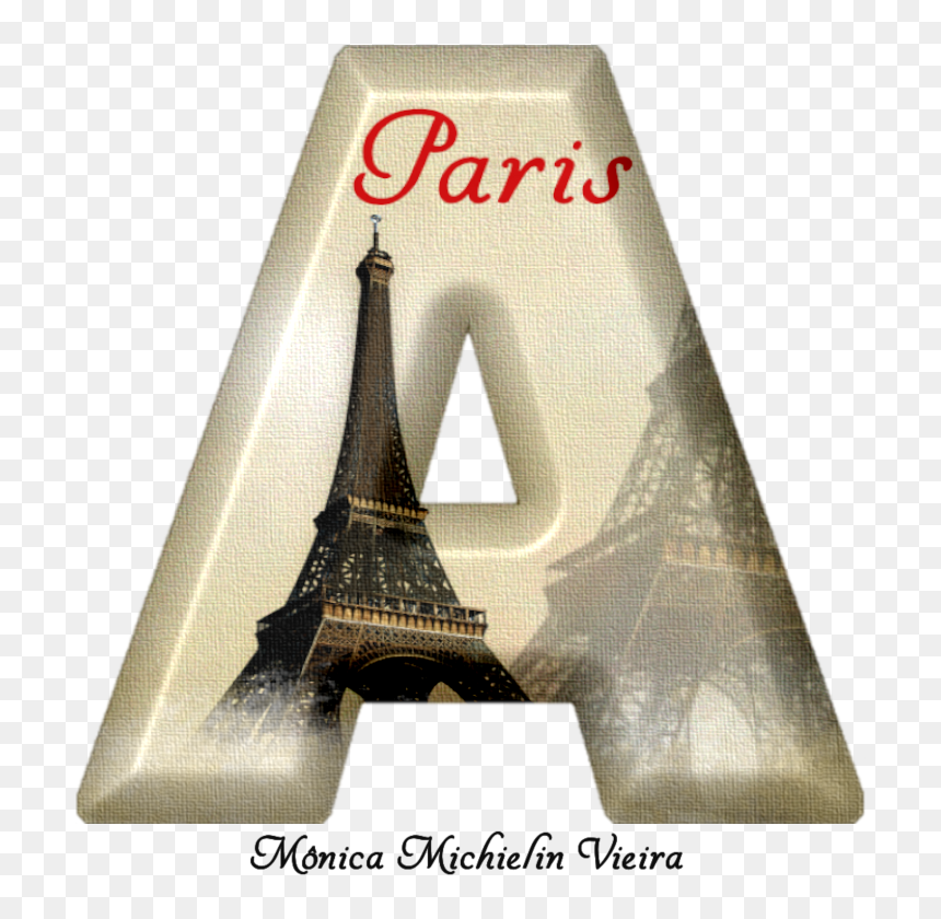 Alfabeto Com Torre Eiffel, HD Png Download - torre eiffel png