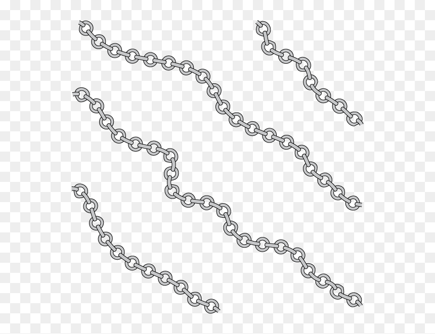 4 Chains Chain Drawing - Chain, HD Png Download - black chain png